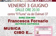 3 giugno: festa di chiusura della campagna elettorale